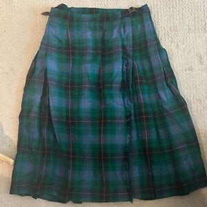 Plaid Green and Blue Women’s Kilt
